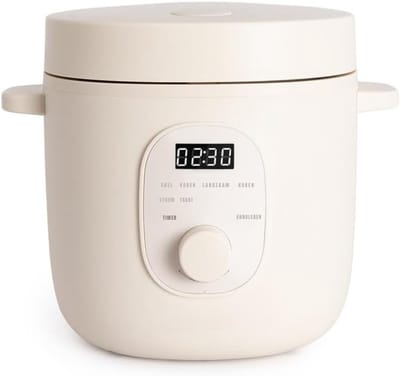 Nexvo® Rijstkoker klein - Rijstkoker - Rijstkokers - Wit - 24cm x 23cm x 23cm