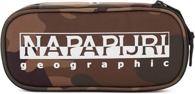 Etui Ovaal - Pennendoos Organizer - School & Kantoor - Vrolijk Camouflage Design - Compact Formaat - Fantasie Kleuren