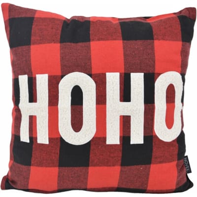 NOVÉE Hoho kerst ruit | 45 x 45 cm | kussenhoes | katoen