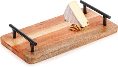 Dienblad Houten met Handgrepen 30x15,5 cm - Serveer Plateau - Serveerplateau