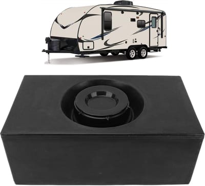 Zoetwateropslagcontainer - Draagbare watertank - Camper en boot - Naadloos lekbestendig ontwerp - 8 Gallon Capaciteit - Zwart