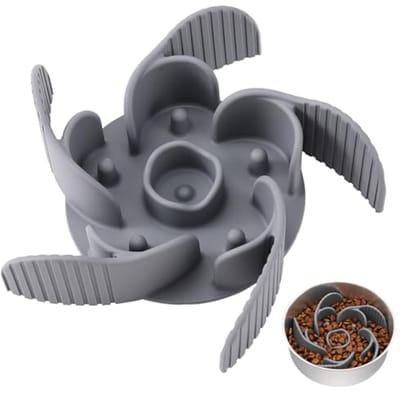 Slow Feeder Hondenbakken Insert met Snijbare Ontwerp en Zuignappen voor Kleine en Grote Honden