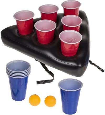 Allecto Drinkspel - Bierpong - Opblaasbare hoed - Partyspel