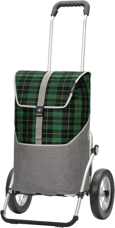 Andersen SHOPPER MANUFAKTUR Boodschappentrolley Royal Shopper Gese Green Groene 107cm