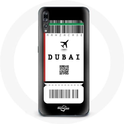 Coque - Huawei - P20 - Billet d'avion Dubai - Souple - Protection Synthétique