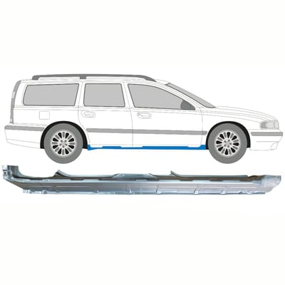 Volledige dorpel voor Volvo S70 V70 2000-2007 / Rechts