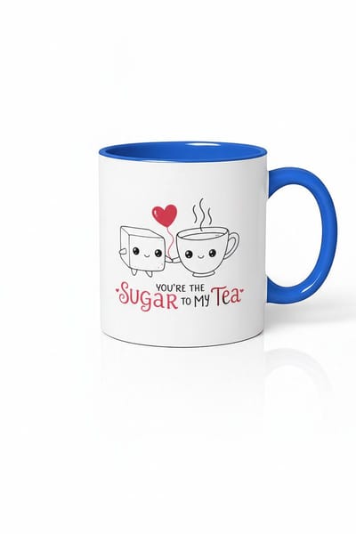Schattige Mok 'You're The Sugar To My Tea' - Romantisch & Uniek Cadeau