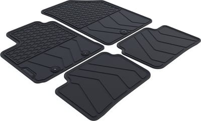 Rubber Automatten geschikt voor Hyundai i10 - Bouwjaar: 2013-2020 - Originele pasvorm - 4-delig - Uitvoering: Variatie 1