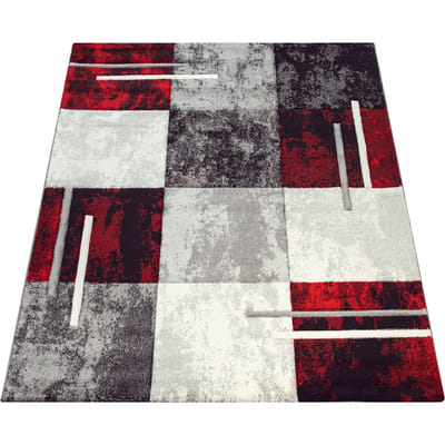 Modern tapijt Diamora rood 80x300 cm