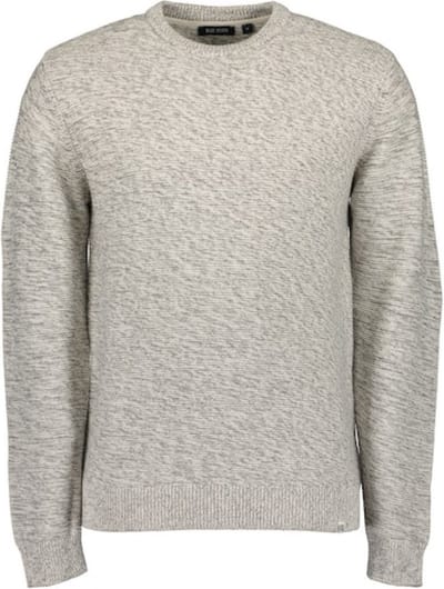 Blue seven heren - Trui 376454 ecru gemeleerd maat L