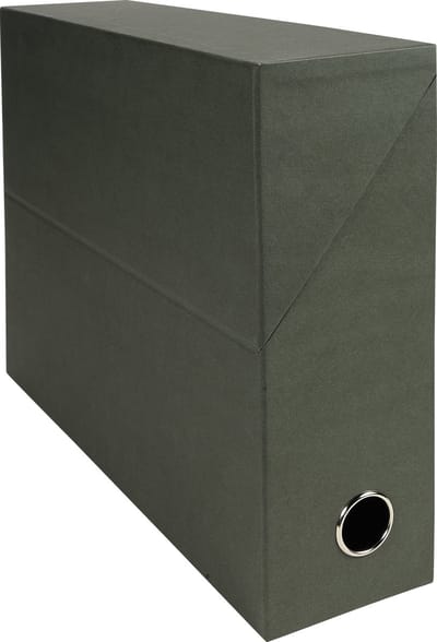 Exacompta 5x Transportdoos Rug 90mm - Donkergroen - 83133E