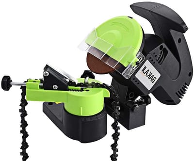 Elektrische Kettingslijper - Kettingzaag Slijper - Zaagkettingen Scherp - Automatische Klemming - 220 Watt - Groen