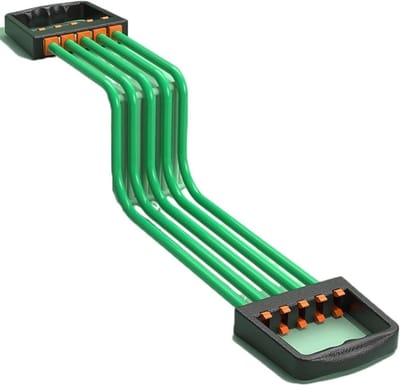 Borst Expander - Kracht Touw - Bovenlichaam Trainen - Verstelbare Weerstand - 5 Kabels - Groen