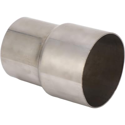 Adaptateur de Tuyau d'Échappement 2,5 po Diamètre Extérieur vers 2,9 po Diamètre Intérieur Réducteur Tuyau d'Échappement Acier Inoxydable Tuyau à Tuyau Universel pour Système d'Échappement gray