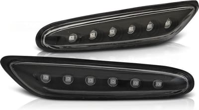 Zijkant knipperlichten BMW E46 09 01-03 05 ZWART LED