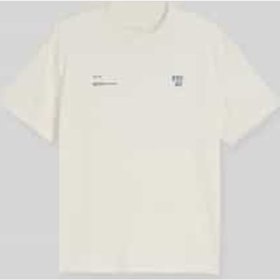 Tom Tailor Denim - Relaxed fit T-shirt met print - Maat XXL - greyish white