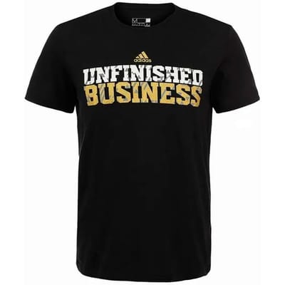 Adidas Onvoltooid Bussiness Heren Zwart T-Shirt