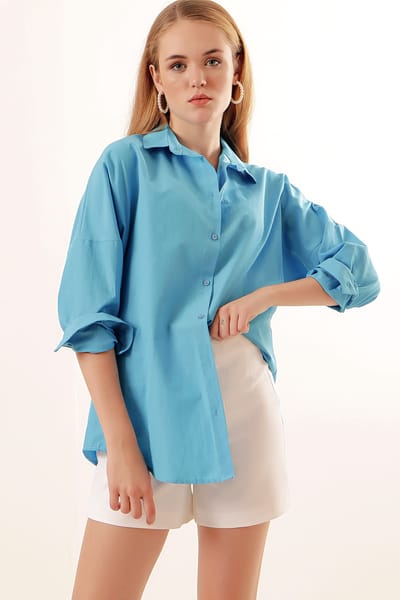 Oversized Poplin 2-Pack Shirt