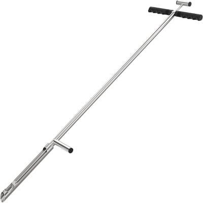 Bodemsonde Roestvrij Staal - Grondboor Tuin - Bodem Analyse - Duurzaam Materiaal - 40 inch - Zilver