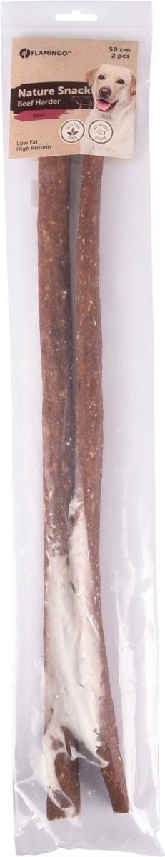 Flamingo Hondensnack Nature Rund Stick 50 cm 2 stuks - 180 gr - 2 stuks x 50 cm