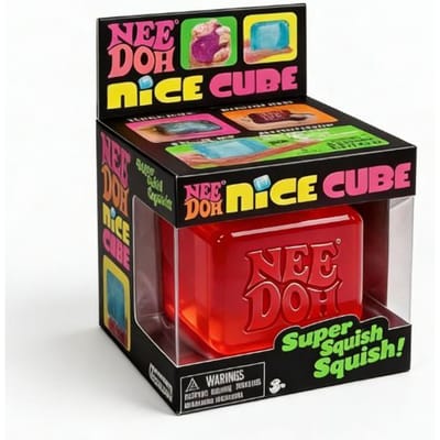 Originele Schylling NeeDoh Nice Cube Squishy Fidget Speelgoed Stressverlichting voor ADHD Focus Angst