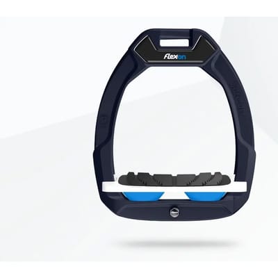 Veiligheid stijgbeugels rijtuigen Schuin Grip Aluminium/Wit/Blauw Flex-On Safe-On