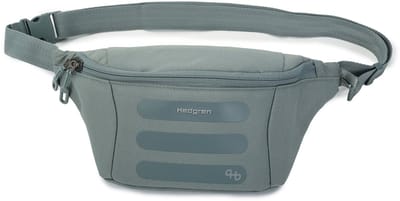 Hedgren VISIT heuptas met RFID-bescherming – Draagbaar als crossbody – Waterafstotend – Gerecyclede materialen - Grey-Green