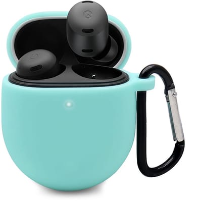 ONF3 - Beschermhoes - Siliconen Hoes - Ultradun en Schokbestendig - Groen - Krasbestendig - Geschikt voor Google Pixel Buds Pro/Buds Pro 2 - Hoesje