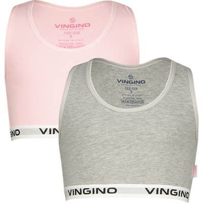 Vingino Racer (2-pack) Multicolor Pink Maat: XS | Sportkleding Outlet | Unisex | Grijs