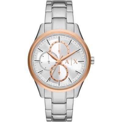Armani Exchange Dante AX1870 Horloge - Staal - Zilverkleurig - Ø 42 mm