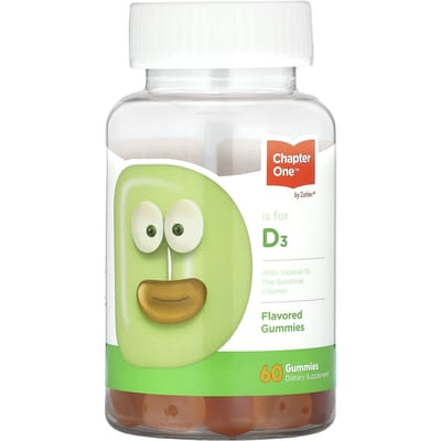 Chapitre Un, Vitamine D3, délicieux bonbons gélifiés, 60 bonbons gélifiés