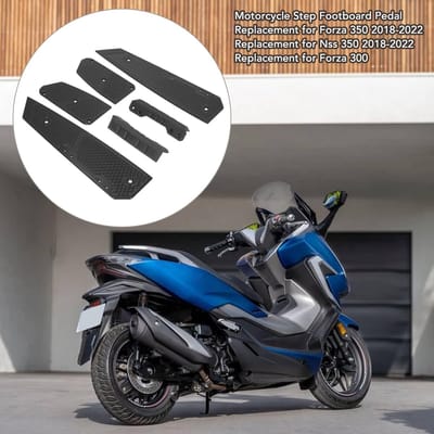 Stoelen en Accessoires - Motorcycle Step Treeplank - Heavy Duty - Cnc Aluminium Voetsteun - Pedaal Vervanging - 300 350 Nss 350 - Kleur Zwart