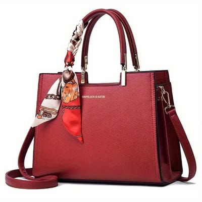 Bovista Handtas Dames - Schoudertas - School - Shopper - Schooltas - Werktas - Bordeauxrood