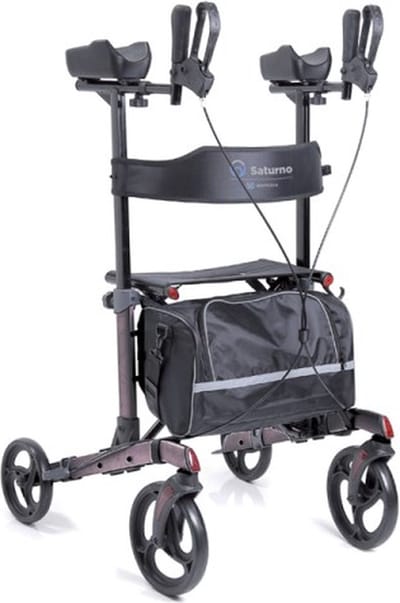 Moretti Onderarm rollator - Lichtgewicht opvouwbaar - Zwart