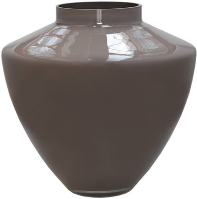 Vaas Kagera | Taupe - Earth | Mond geblazen glas | Ø33 x H32 cm