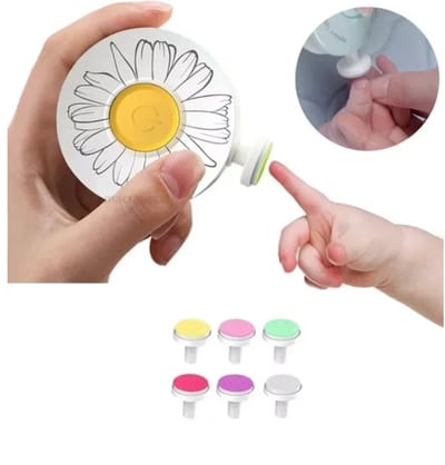 CHPN - Elektrische Nagelvijl - Baby nagels vijlen - Voor kinderen en volwassenen - Vijl voor babynagels - Vijl - Vijlen - Met opzetstukjes - Wit