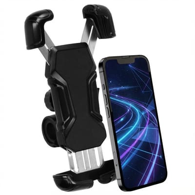 imoshion Robuuste Telefoonhouder Fiets - Verstelbaar en 360° Draaibaar - Universeel - GSM Houder