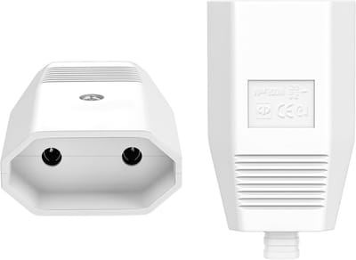 Plat Eurokoppeling 230 V voor Schuko-slot 2-deel
