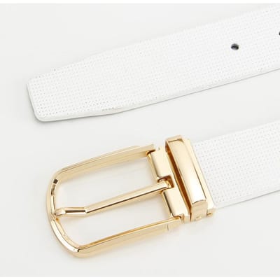 Nieuwe Stijl Pin Gesp Trendy Heren Casual Riem Pin Gesp Riem Riem Heren Modieuze Broekriem 110-130cm beige