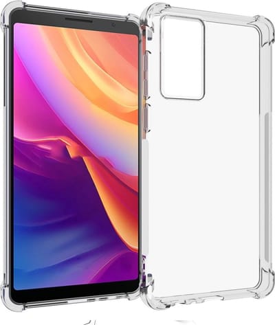 Coverup Hoesje - Geschikt voor TCL 501 Hoesje - Coverup TPU Back Cover met AirBag Corners - Transparant