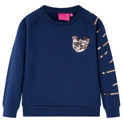 vidaXL - Kindertrui - 128 - marineblauw