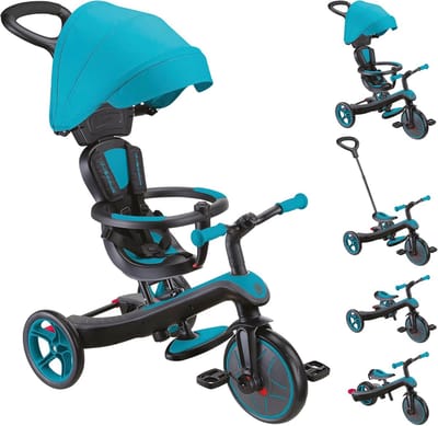 4-in-1 Loopfiets en Driewieler voor Peuters en Dreumesen (10 Maanden tot 5 Jaar) - Verstelbaar