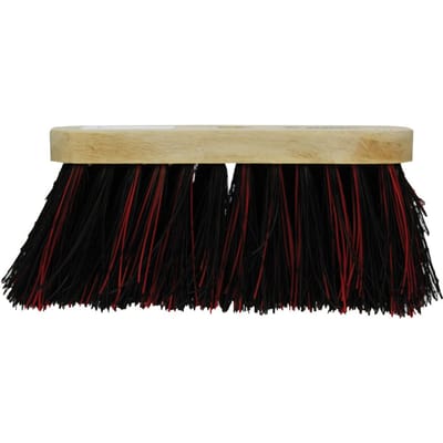 Bezem zwart/rood tt