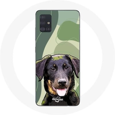 Samsung Galaxy A51 hoesje Beauceron Zwart Hondenras zwart