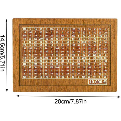 Spaarpot Spaarpot 2000/3000/5000/10000 Euro Houten Spaarpot Cadeau Herbruikbare Kinder Spaarpot Met Spaardoel Cijfers Teller
