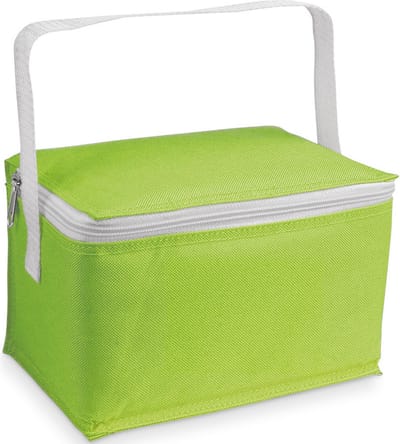 Kleine koeltas voor lunch groen 20 x 14 x 12 cm 3.5 liter - Koeltassen