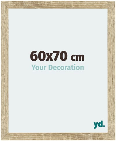 Your Decoration - Fotolijst 60x70 cm - MDF - Sonoma Eiken - Mura