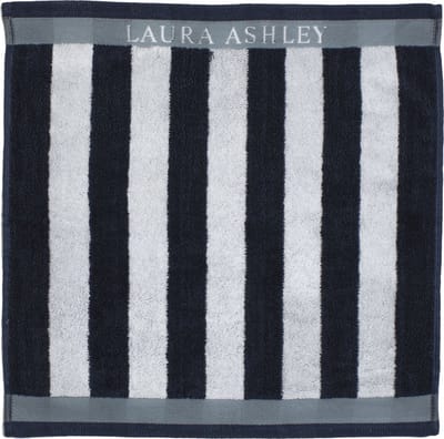 Laura Ashley Keukendoek Midnight Stripe 50X50 Cm Donkerblauw