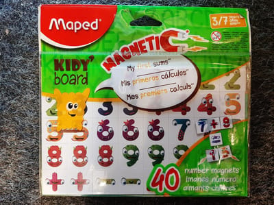 Magnetische nummers voor whiteboard
