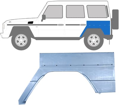 Reparatiepaneel achterspatbord voor Mercedes G-Class W463 2002-2017 / Links